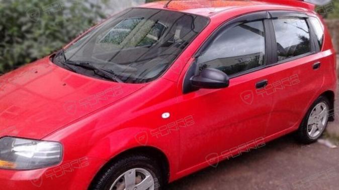 Дефлекторы окон (ветровики) Chevrolet Aveo I Hb 5d 2003-2011 (Шевролет Авео) Кобра Тюнинг